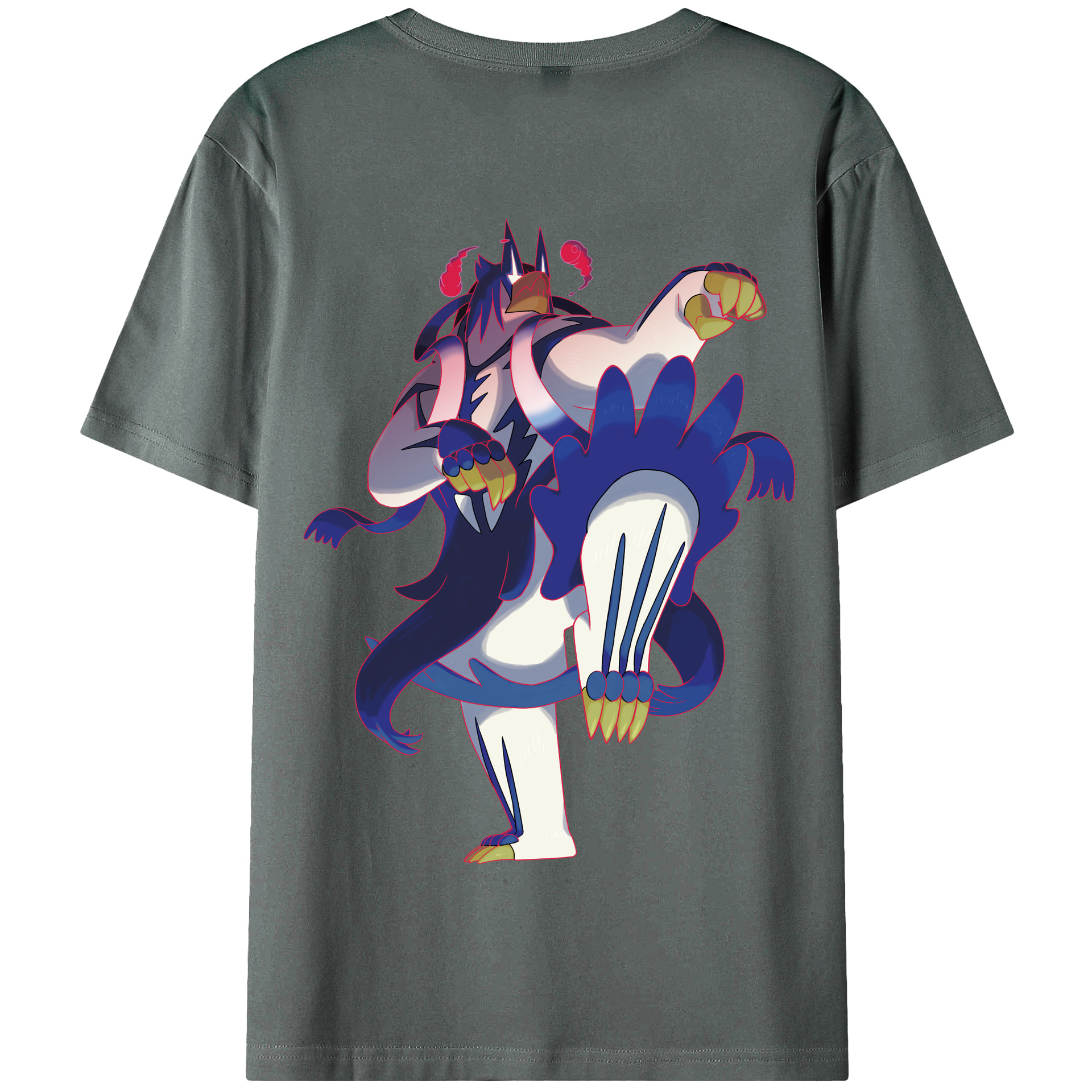 （画像用） ポケットモンスター Pokémon 綿100％半袖Tシャツ（背面プリント）